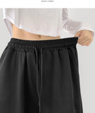 Color Basic Long Wide Banding Training Pants