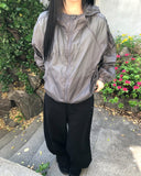 Timel See-through Windbreaker Zip-Up