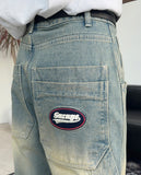 Diaren Patch Carpenter Denim Pants