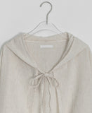 Shampoo Bolero Linen Hood Cardigan