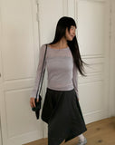 Maring Unbalanced Layered Midi Skirt