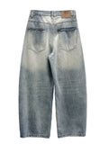 Nant Curved Cut Washed Denim