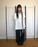 Maden See-Through Layered Long Sleeve T-Shirt