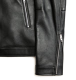 Lambskin Square Pocket Biker Jacket