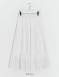Dazney Lace Frill Long Skirt