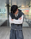 Cos Pigment Hooded Vest