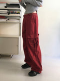 Yells Balloon Maxi Cotton Cargo Long Wide Pants