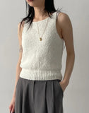 Tail Square Knit Vest