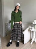 CHECK BUTTON PLEATS SK