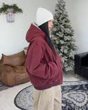 Verus Vintage Quilted Hooded Jumper