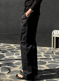 Banding Rustle Cargo Wide Pants