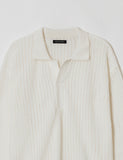 BUTTER CREAM KNIT SHIRTS