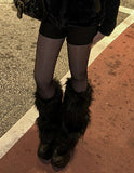 Wolf Fur Leg Warmers