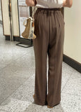 Lenion Linen Wide Banding Pants