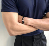 twist leather bracelet
