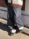 Besas Raw Denim Wide Pants