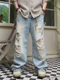 Kuje Tin Washing Light Blue Wide Denim