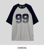 99 Raglan Oversized Knit Short Sleeve