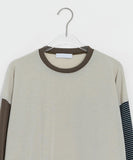 Honyu Color Matching Over Round Tee