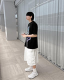 Balloon Cargo Bermuda Pants