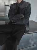 Chaser zipper denim jacket