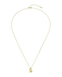 Champagne Full Moon Big Bowl Long Necklace