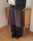 Hugit Stripe Banding Midi Skirt