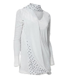 Layered Dot Scarf Long Sleeve