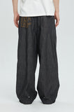 DENIM PINTUCK SLACKS