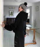 Glint Brushed Studded Hoodie