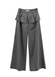 Ella Button Flare Skirt Pants