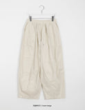 [unisex] Tyubi banding balloon wide cotton pants