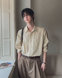 Basic Over Crop Cotton Shirt