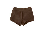 Suede Low Shorts