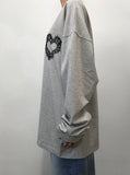 HEART LONG SLEEVE T