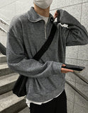 Planning Half Zip Up Knit