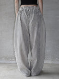 Summer Seersucker Striped Pants