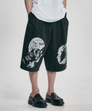 DHM MUIL Washed Denim Bermuda Shorts