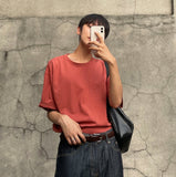 Main Cotton Minimal Short Sleeve Tee