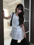 Keck Shirring Banding Short Sleeve Mini One Piece