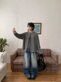 [unisex] Ronenki Color Over Round Cardigan