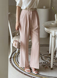 Splet Two Pin Tuck Wide Slacks