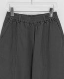 Linshus Cotton Cargo Banding Balloon Wide Pants