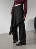 Dilk Wrap Skirt Pants