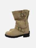 Rook Suede Belted Boots
