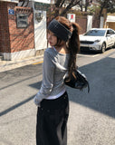 Toki Cross Studded Adjust Wide Pants