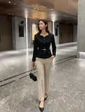 Roicheu Heart Neck Short Jacket