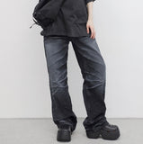 (Unisex) Tween Washing Denim Pants