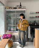 Fanni Painter Vintage Washed Denim Pants