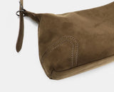 Naon suede cross shoulder bag